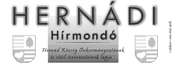 Hernádi Hírmondó fejléc