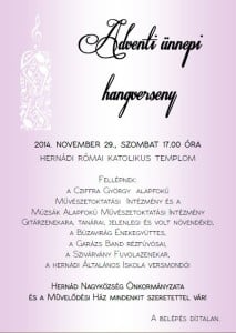 Adventi ünnepi hangverseny a hernádi templomban @ Római Katolikus Templom | Hernád | Pest | Magyarország