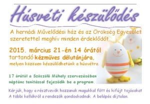Húsvéti kézműves készülődés @ Művelődési Ház | Hernád | Pest | Magyarország