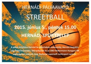 Pályaavató streetball-lal! @ Sportpálya | Hernád | Pest | Magyarország